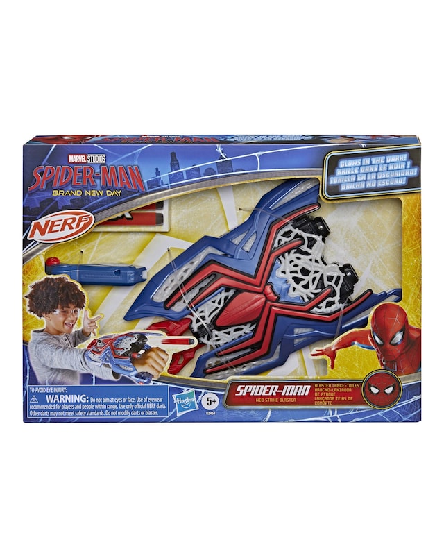 New In - Nerf Spiderman Strike Blaster