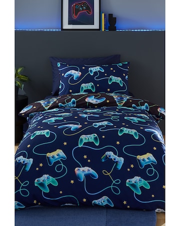 Catherine Lansfield Christmas Gamer So Soft Duvet Cover Set