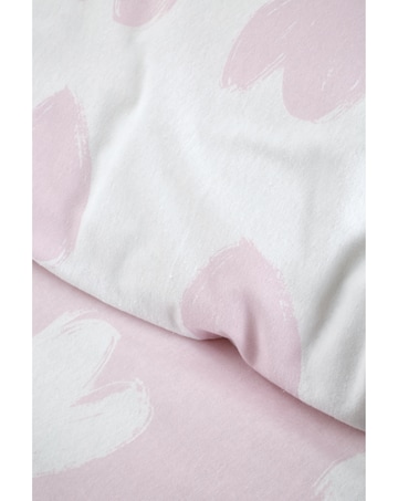 Catherine Lansfield Brushed Cotton Hearts Duvet Cover Set