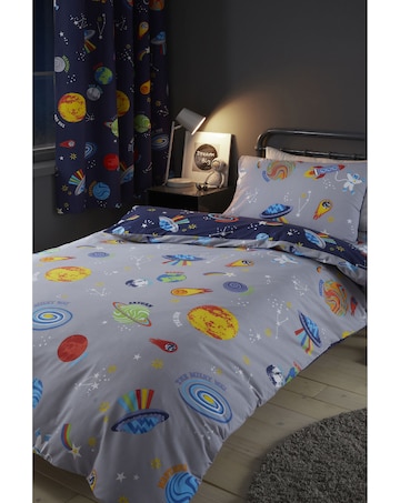 Catherine Lansfield Lost In Space Reversible Duvet Cover Set