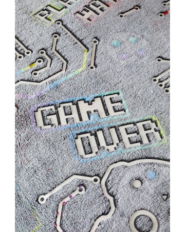 Catherine Lansfield Game Over Glow in the Dark Duvet Cover Set