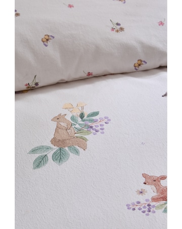 Catherine Lansfield Brushed Cotton Forest Friends Reversible Duvet Cover Set