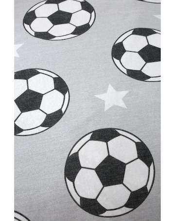 Catherine Lansfield Brushed Cotton Football Stars Fitted Sheet