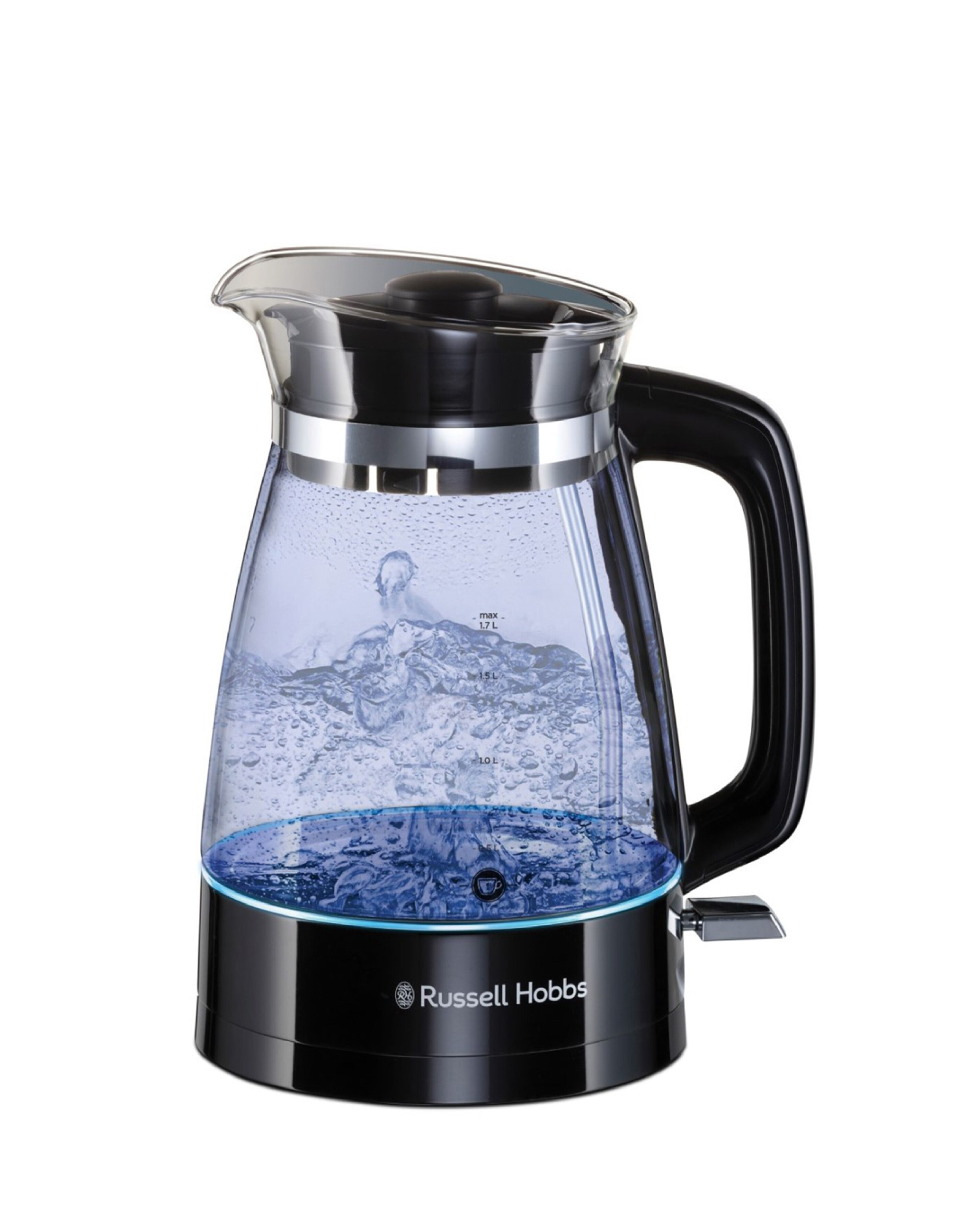 Russell Hobbs Classic Black Glass Kettle