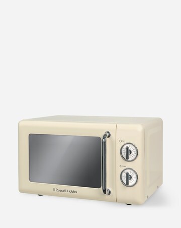 Russell Hobbs RHRETMM705C 17Litre Retro Manual Microwave - Cream