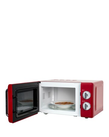 Russell Hobbs RHRETMM705R 17Litre Retro Manual Microwave - Red