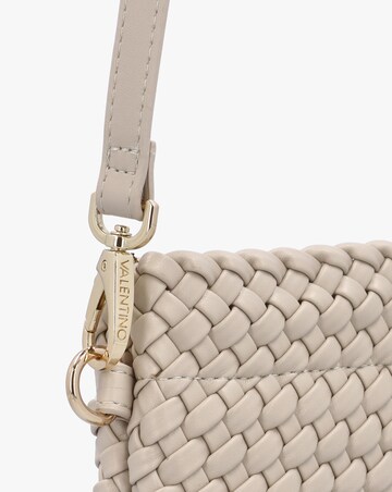 Valentino Bags Shantel Woven Ecru Shoulder Bag