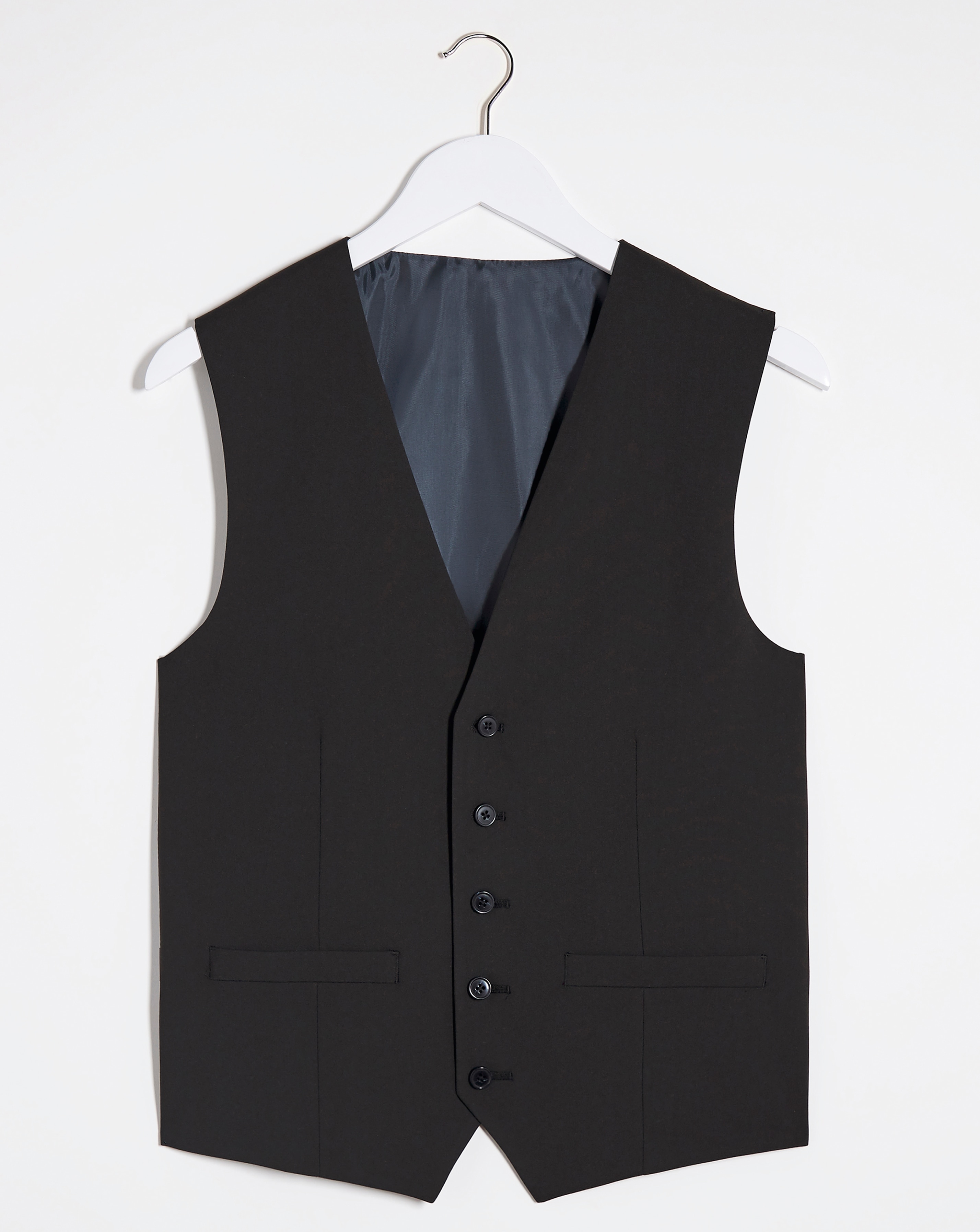 Black Hank Tonic Waistcoat Long