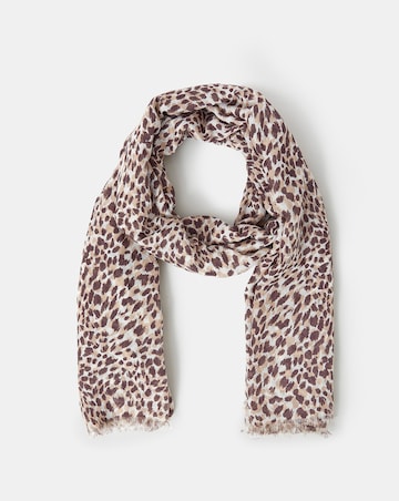 Accessorize Lightweight Cheetah Print Scarf