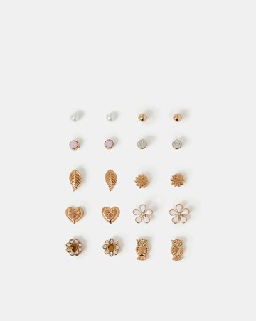 Accessorize 10-Pack Spring Stud Earrings