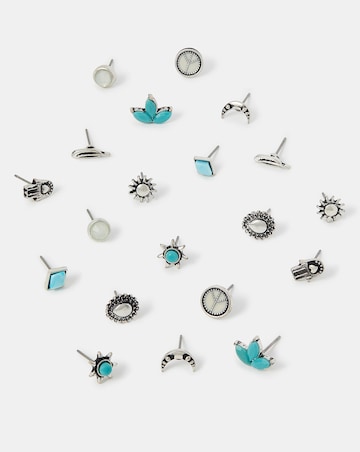 Accessorize 10-Pack Western Boho Earrings