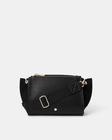 Accessorize Double Zip Crossbody Bag