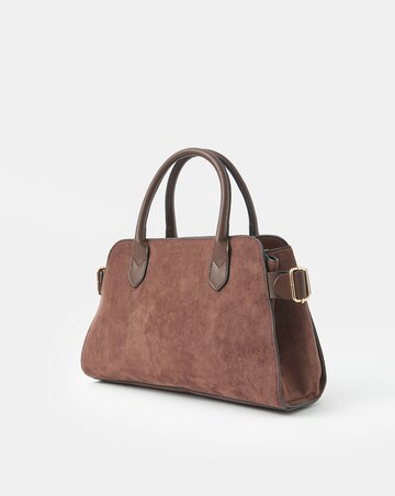 Accessorize Suedette Bowler Bag