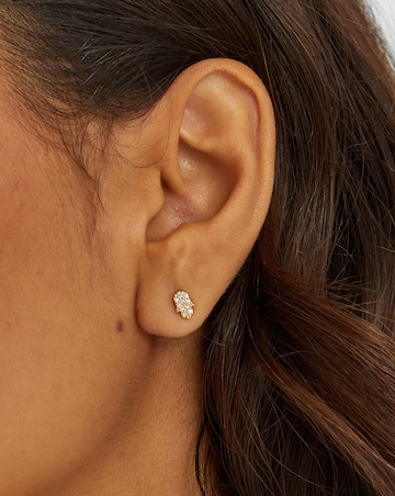 Accessorize 6-Pack 14ct Gold-Plated Earrings