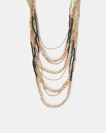 Accessorize Mix Bead Layered Necklace