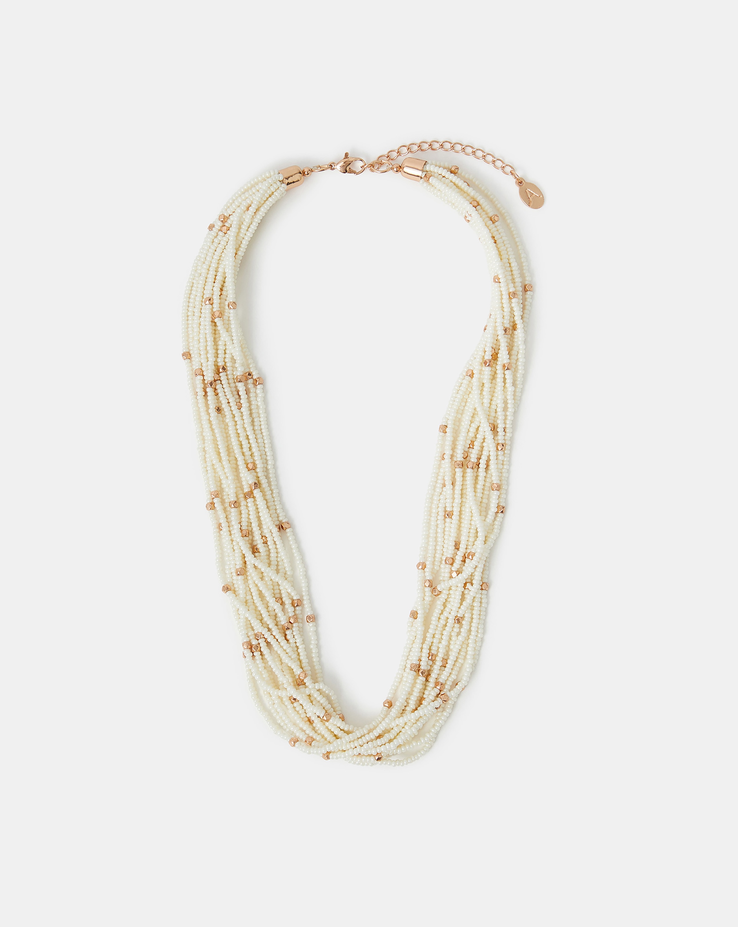 Accessorize Bead Layered Necklace