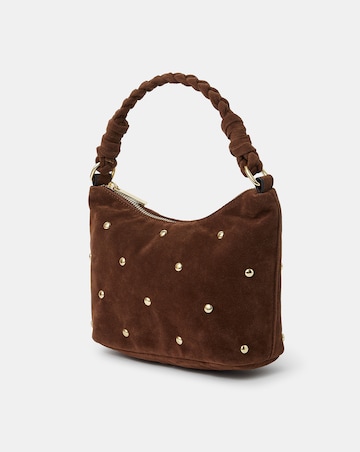 Accessorize Suedette Stud Handbag