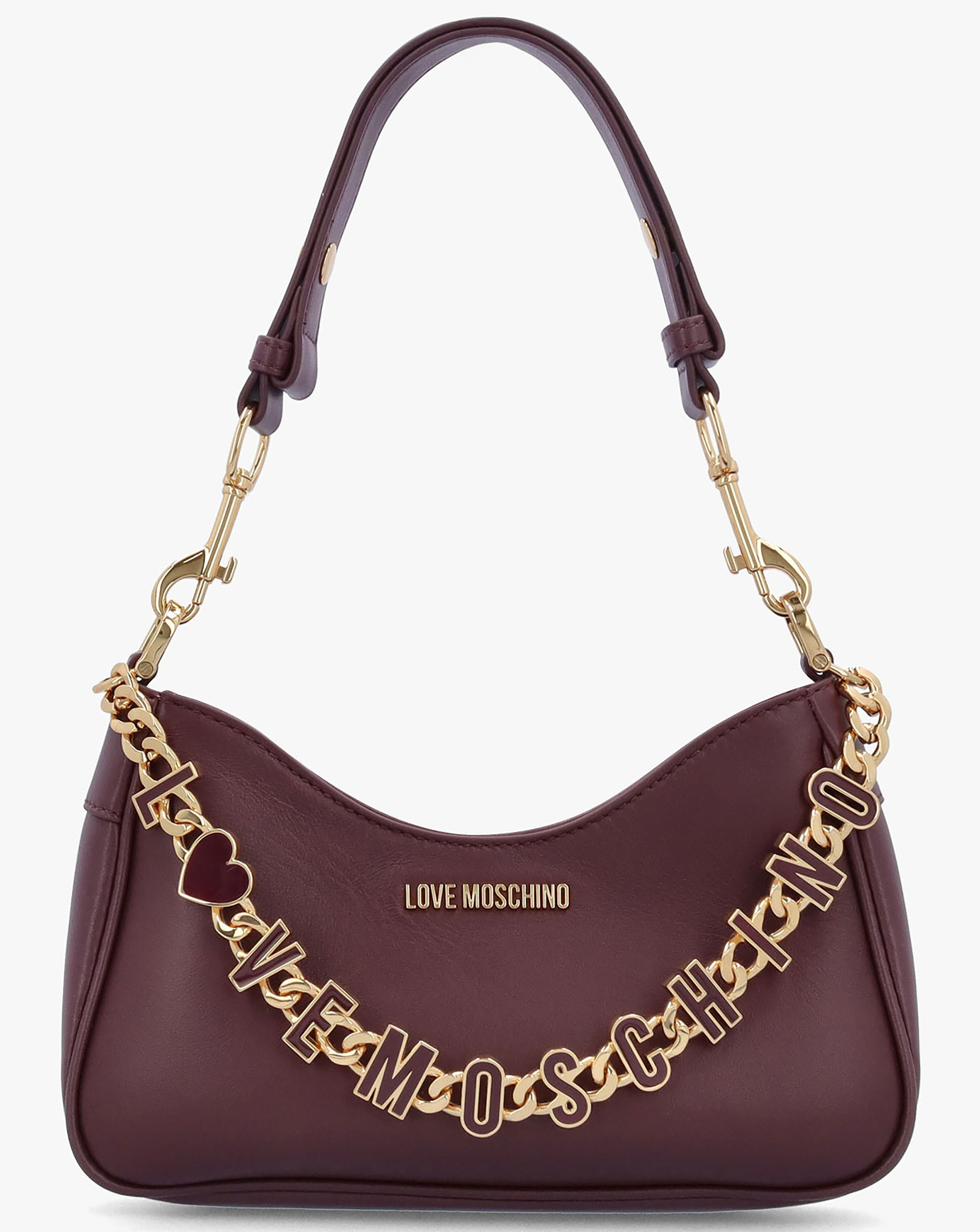Love Moschino Chain Logo Shoulder Bag