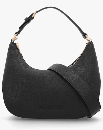 Love Moschino Big Love Black Baguette Bag