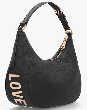Love Moschino Big Love Black Baguette Bag