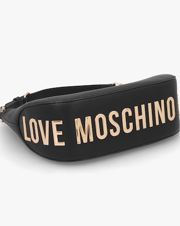 Love Moschino Big Love Black Baguette Bag