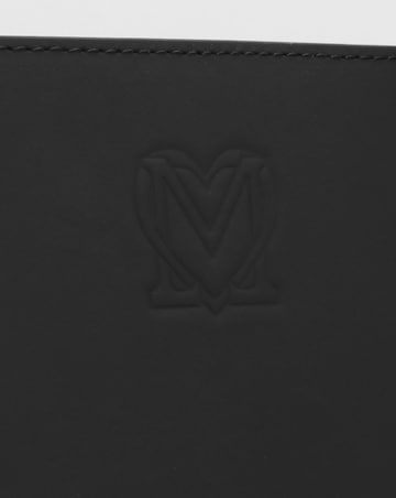 Love Moschino Subtle Black Leather Shopper