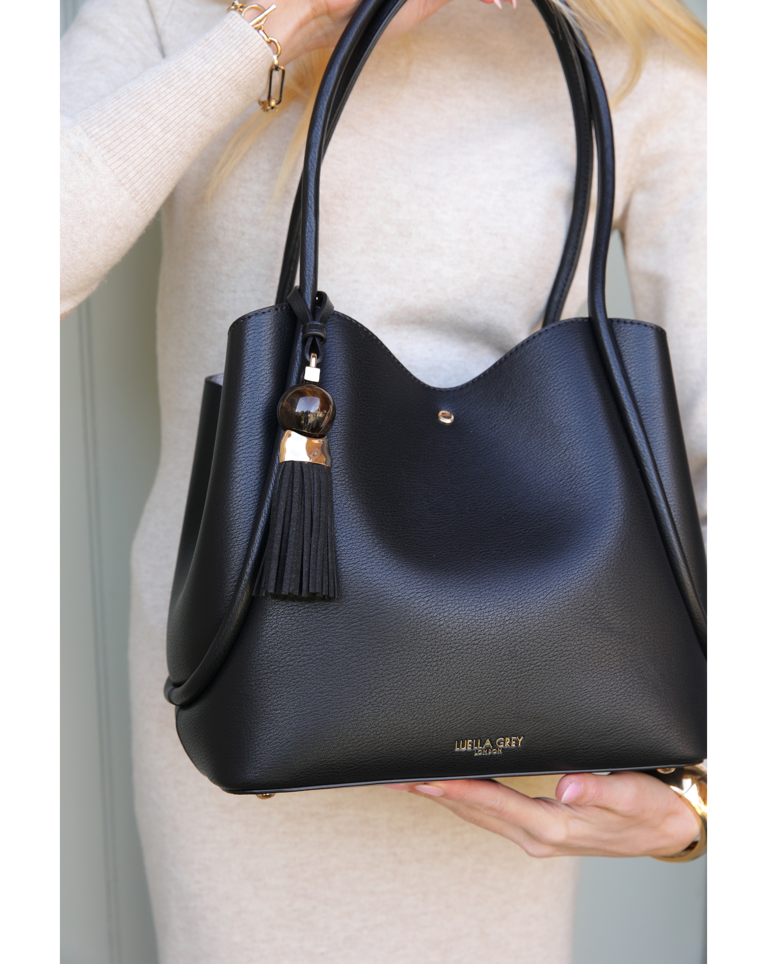 Luella Grey Floella Black Tote