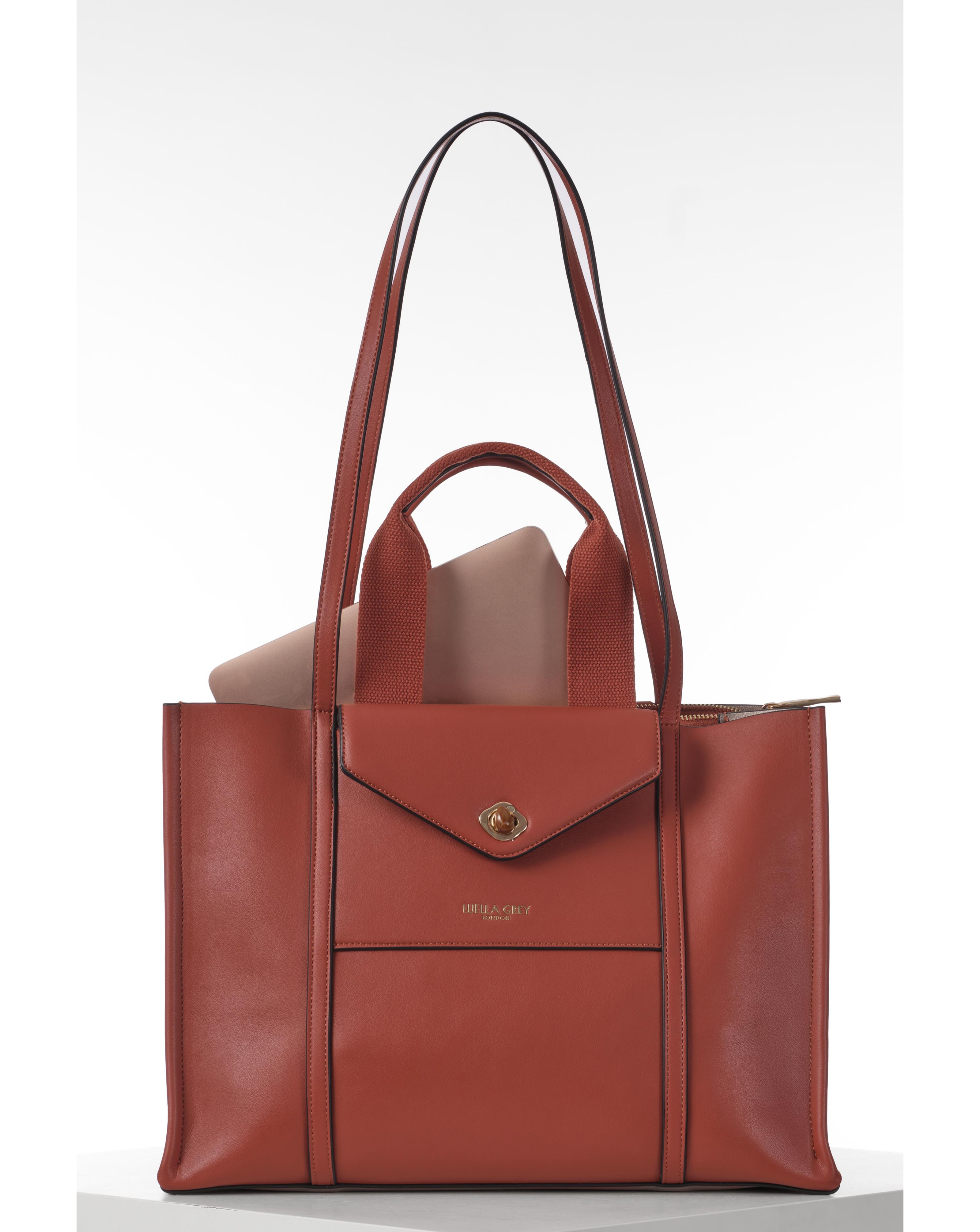 Luella Grey Giselle Paprika Laptop Tote