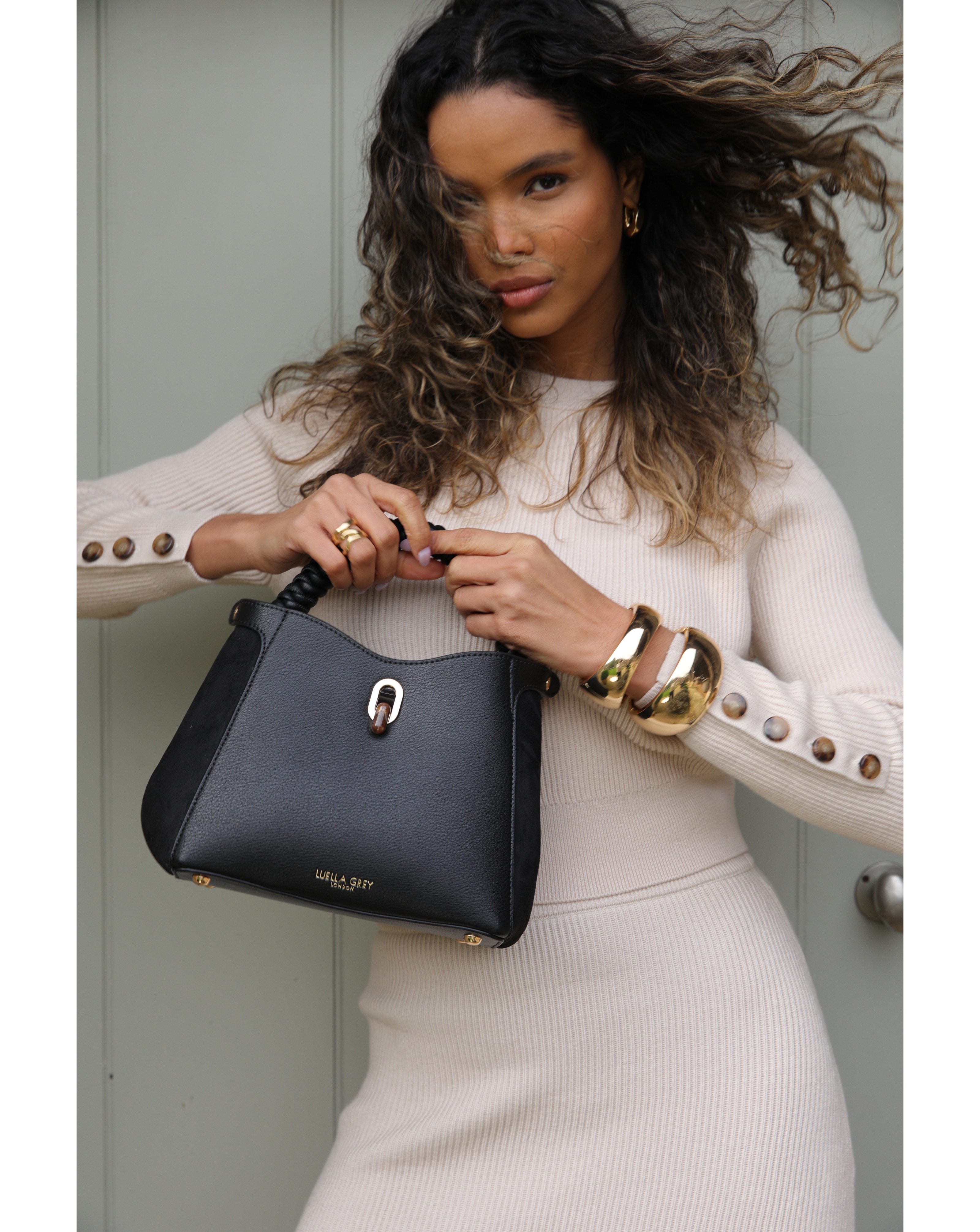 Luella Grey Catherine Black Crossbody