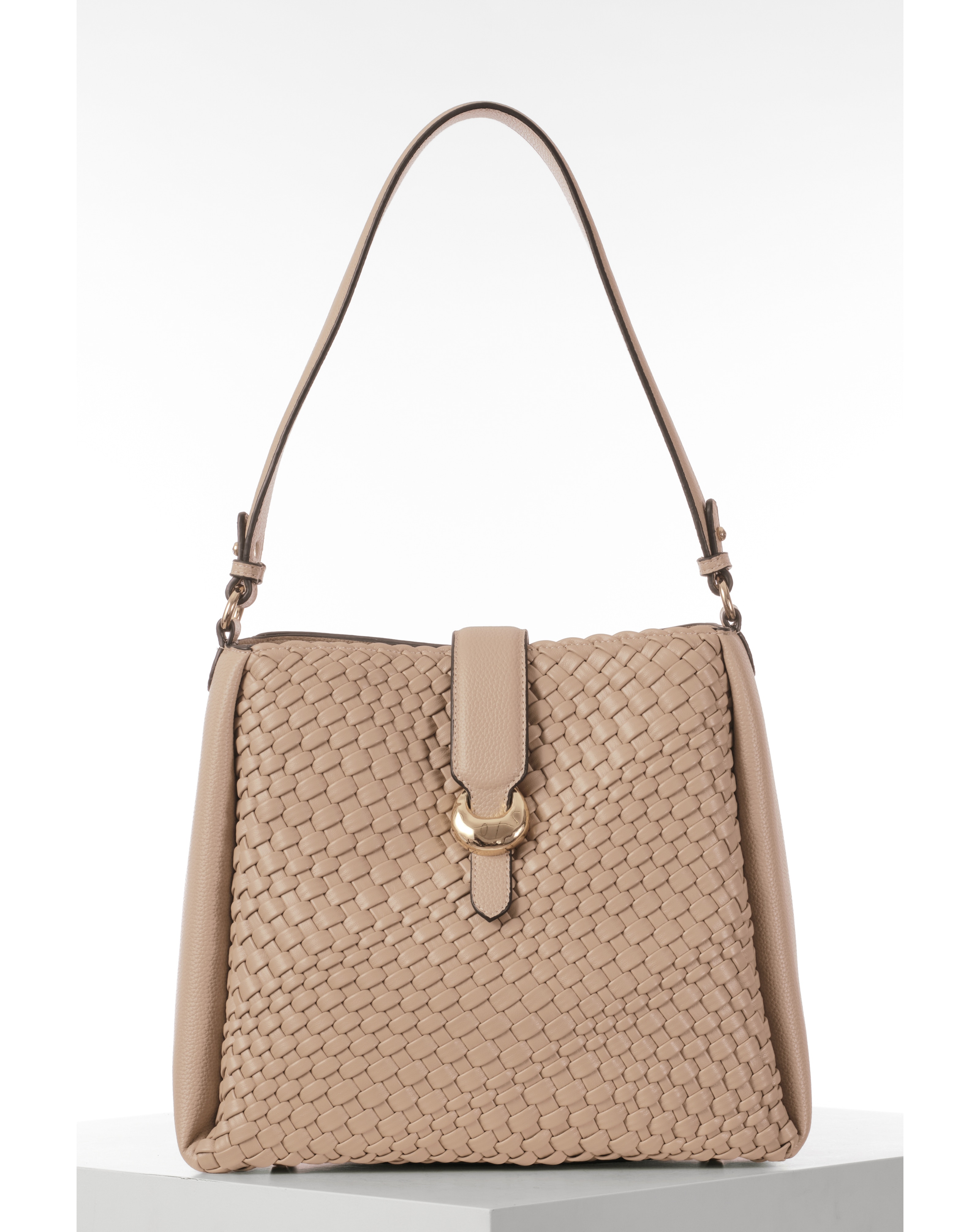 Luella Grey Flora Mushroom Weave Hobo