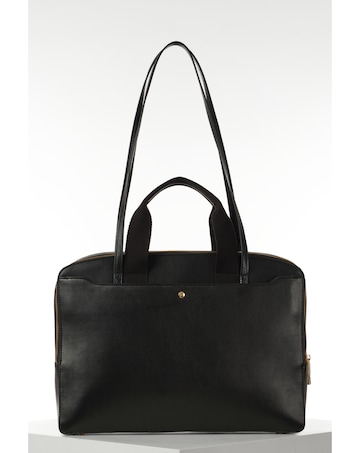 Luella Grey Olive Black Laptop Bag