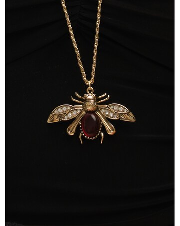 Mood Gold Twisted Rope Insect Long Pendant