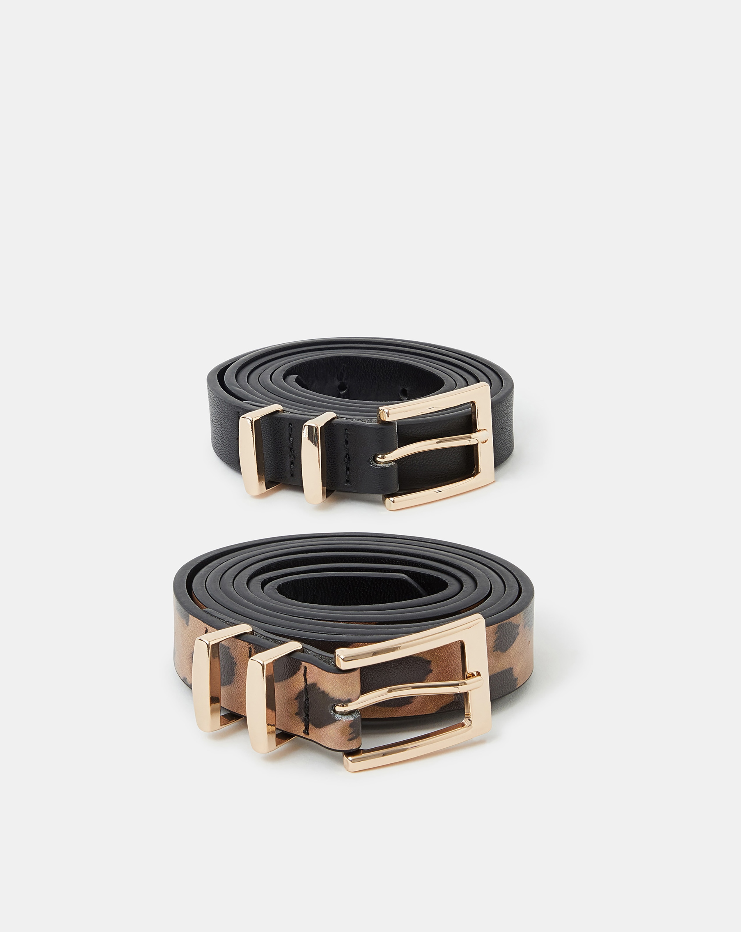 Accessorize 2-Pk Skinny Belts