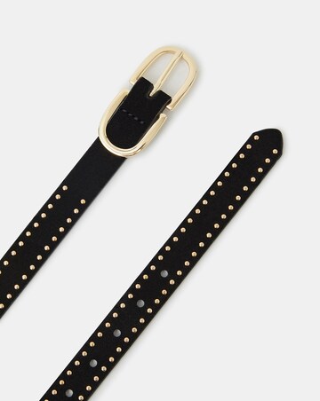 Accessorize Suede Studded Skinny Belt