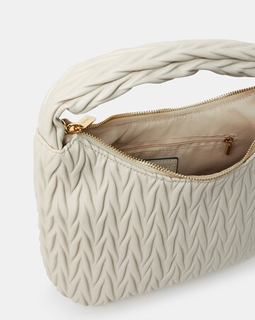 Accessorize Ruched Faux Leather Handbag