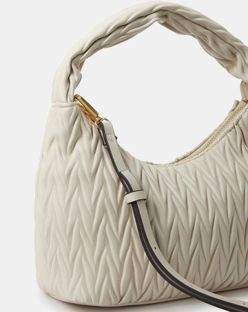 Accessorize Ruched Faux Leather Handbag