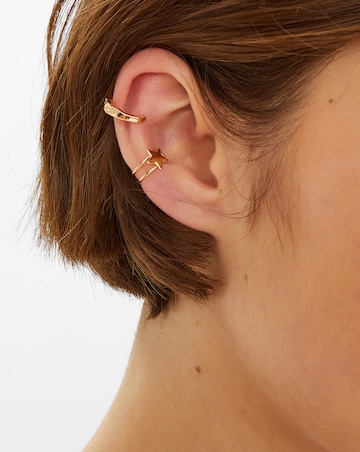 Accessorize 6-Pack Celestial Ear Cuffs Gold