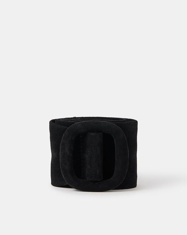 Accessorize Suede Wide Waist Belt