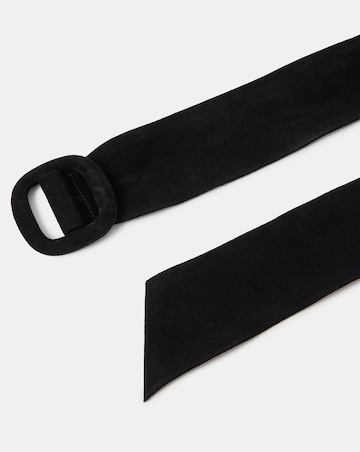 Accessorize Suede Wide Waist Belt