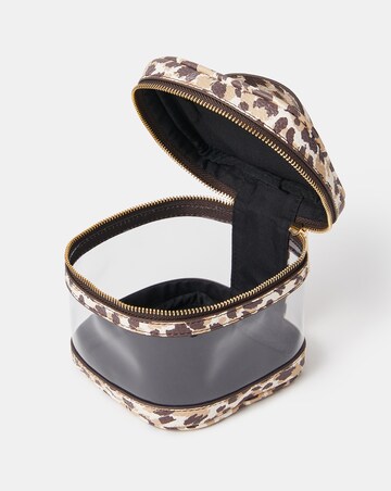 Accessorize Mini Cheetah Print Make Up Bag