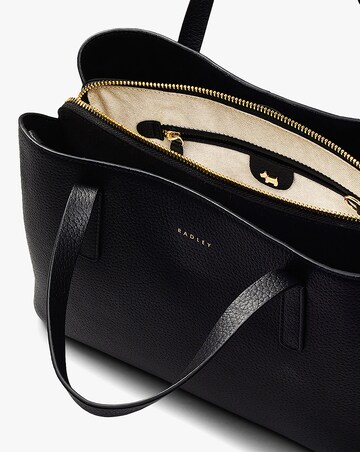 Radley Dukes Place Medium Black Leather Grab Bag