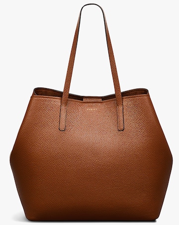 Radley Dukes Place Large Open Top Tan Leather Tote Bag