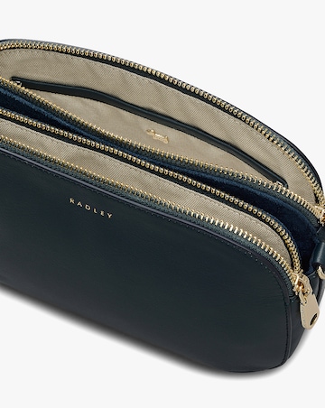 Radley Dukes Place Medium Green Leather Cross-Body Bag