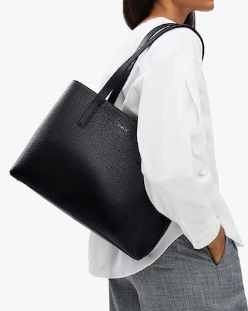 Radley Dukes Place Large Black Leather Shoulder Workbag