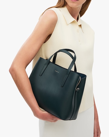 Radley Dukes Place Medium Teal Leather Grab Bag