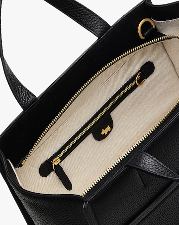Radley Oak Street Medium Black Leather Grab Bag
