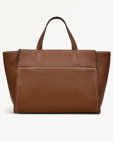 Radley Oak Street Medium Tan Leather Grab Bag