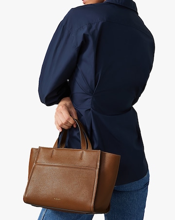 Radley Oak Street Medium Tan Leather Grab Bag