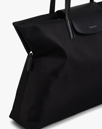 Radley Pockets Medium Black Top Zip Tote Bag