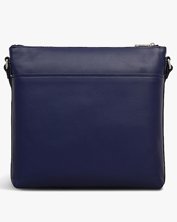 Radley Pockets Large Top Zip NS Navy Leather Cross-Body Bag